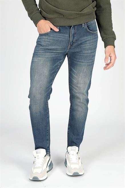 London Normal Bel Dar Konik Kesim Daralan Paça Raymond Raw Age Erkek Jean Pantolon