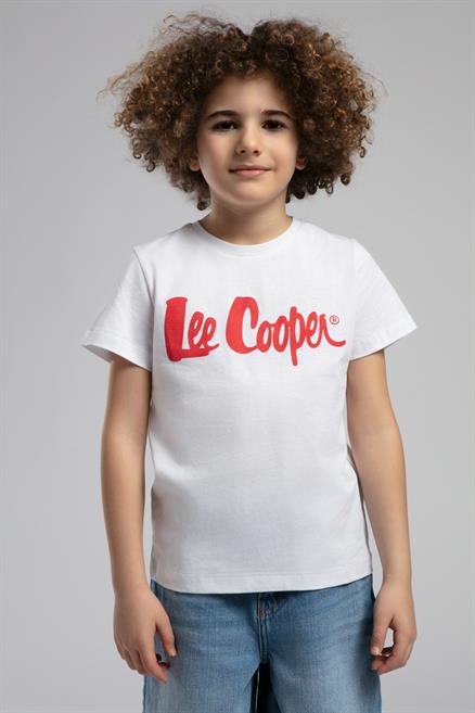 Londonlogo Erkek Çocuk %100 Pamuk T-Shirt Beyaz-K