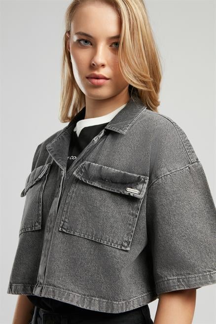 Loren 1 Kadın Jean Ceket Denim