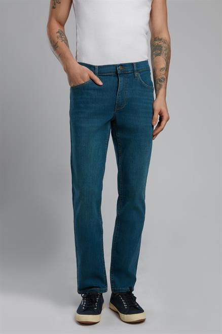 Marco Normal Bel Dar Kesim Düz Paça Mavi Erkek Jean Pantolon
