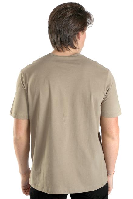 Marelo Erkek %100 Pamuk O Yaka T-Shirt Vizon