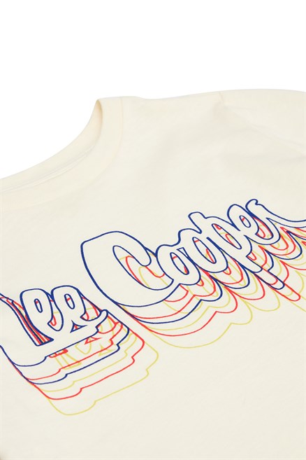 Mary Kız Çocuk %100 Pamuk O Yaka Uzun Kol T-Shirt Ekru