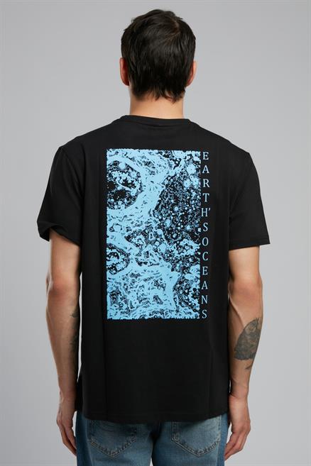 Maxwell Erkek %100 Pamuk O Yaka T-Shirt Siyah