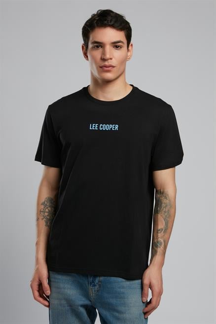 Maxwell Erkek %100 Pamuk O Yaka T-Shirt Siyah
