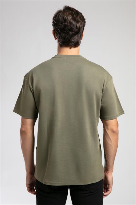 Meriso Erkek O Yaka T-Shirt Yeşil