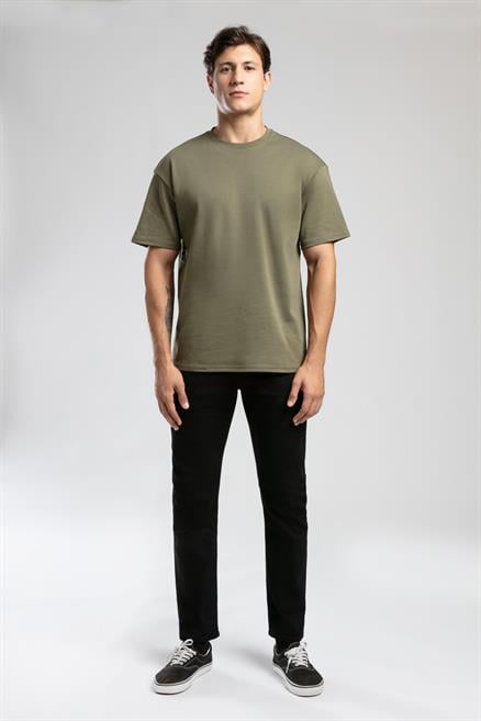 Meriso Erkek O Yaka T-Shirt Yeşil