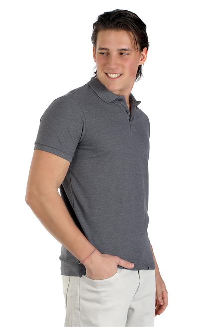Miles Erkek Pike Polo Yaka T-Shirt Antrasit
