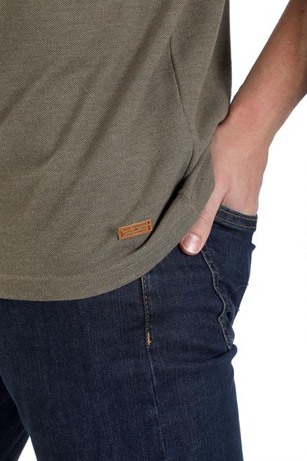 Miles Erkek Pike Polo Yaka T-Shirt Haki