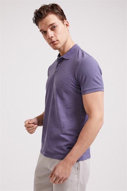 Miless Erkek Polo Yaka T-Shirt İndigo