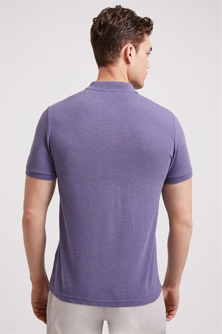 Miless Erkek Polo Yaka T-Shirt İndigo