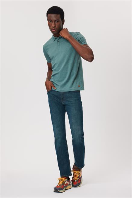 Miless Erkek %100 Pamuk Polo Yaka T-Shirt Yeşil