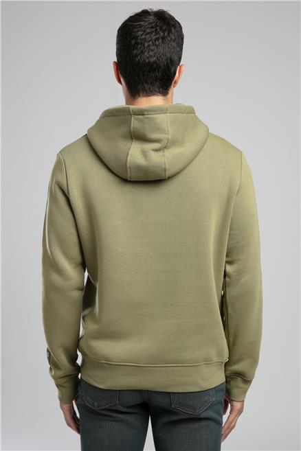 Nathan Erkek Kapüşonlu Sweatshirt Yeşil