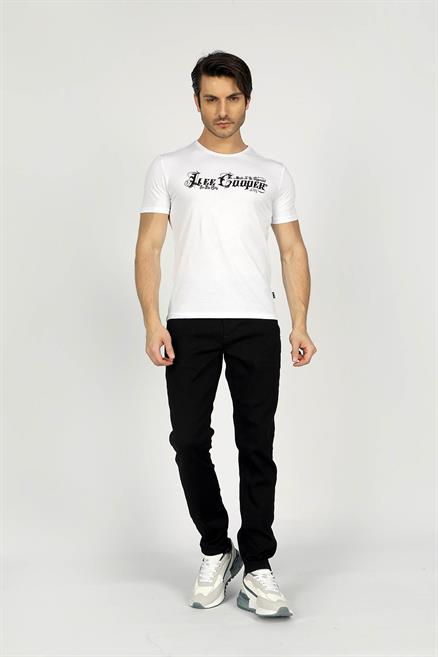 Nero Erkek %100 Pamuk O Yaka T-Shirt Beyaz