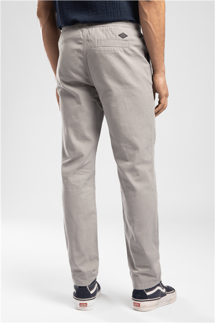 New Beach Chıno Erkek Regular Straight Fit Pantolon Gri
