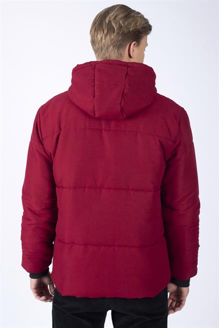 New Glory Erkek Şişme Mont Bordo