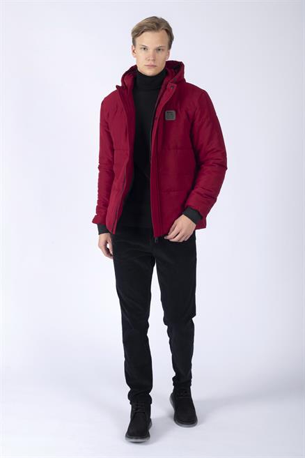 New Glory Erkek Şişme Mont Bordo