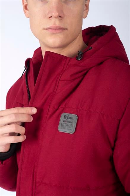 New Glory Erkek Şişme Mont Bordo