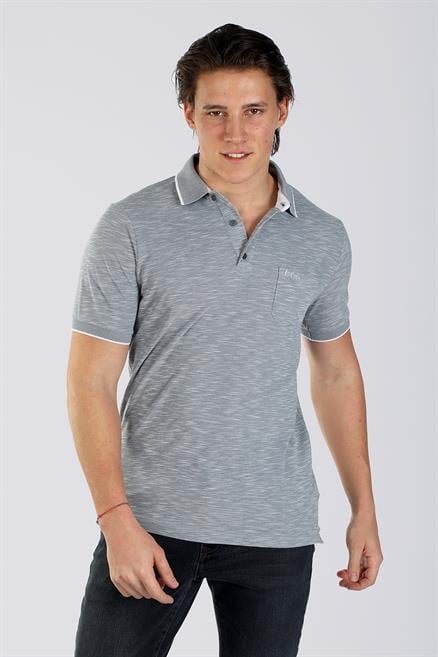 New Jake Erkek Pike Polo Yaka T-Shirt Pastel Mavi