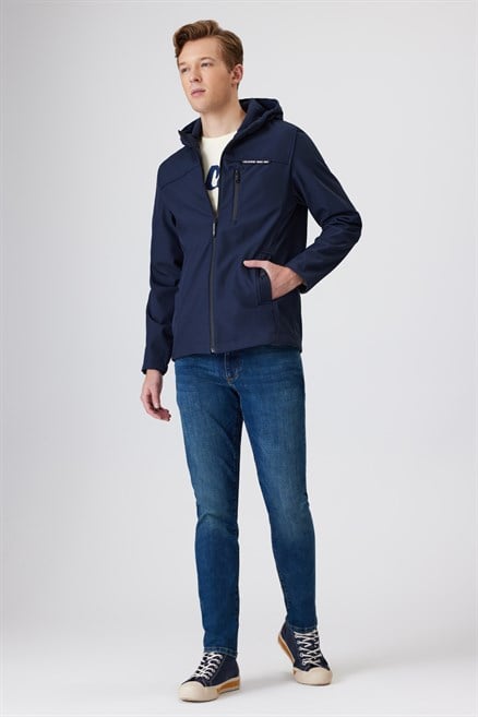 New Neron Erkek Mont Lacivert