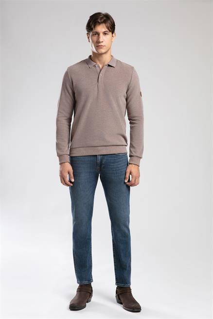 NEWBLEND ERKEK POLO YAKA SWEATSHIRT