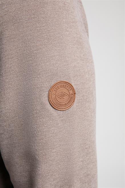Newblend Erkek Polo Yaka Sweatshirt Koyu Bej