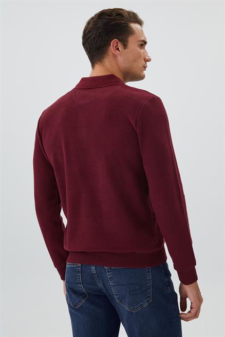 Newblend Erkek Sweatshırt Bordo 