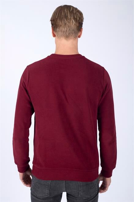 Newdıagonal Erkek Sweatshırt Bordo 