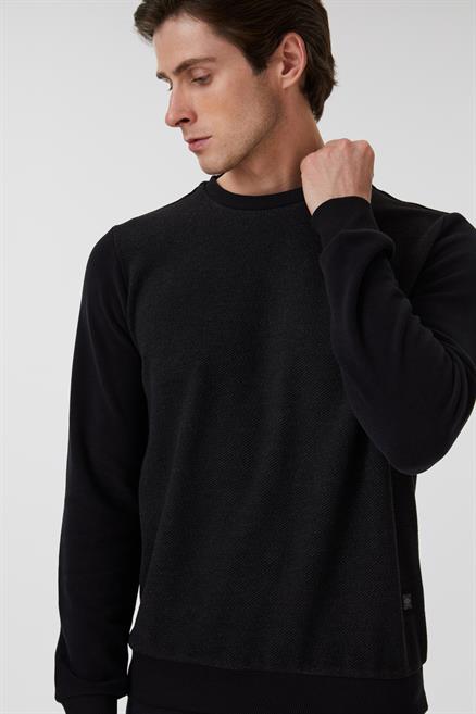 Newdıagonal Erkek Sweatshırt Siyah 