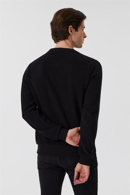 Newdıagonal Erkek Sweatshırt Siyah 