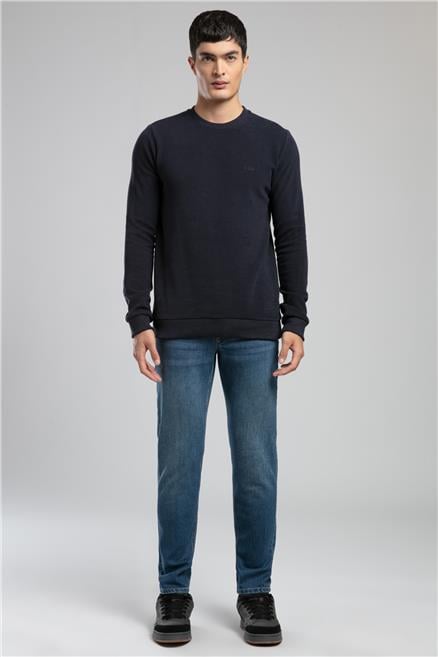 Newdwade Erkek O Yaka Sweatshirt
