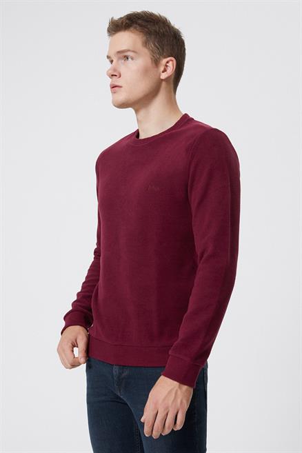 Newdwade Erkek Sweatshırt Bordo 