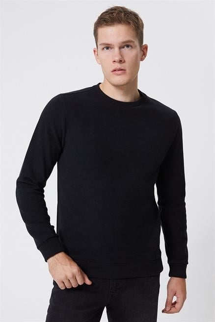 Newdwade Erkek Sweatshırt Siyah 