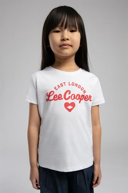 Newry Kız Çocuk %100 Pamuk T-Shirt Beyaz