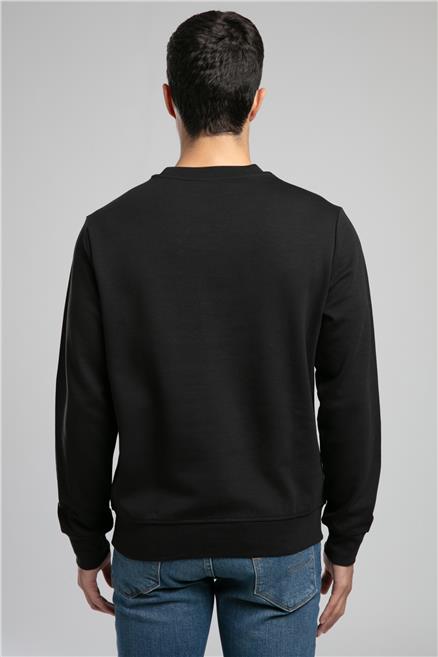 Noahes Erkek O Yaka Sweatshirt Siyah