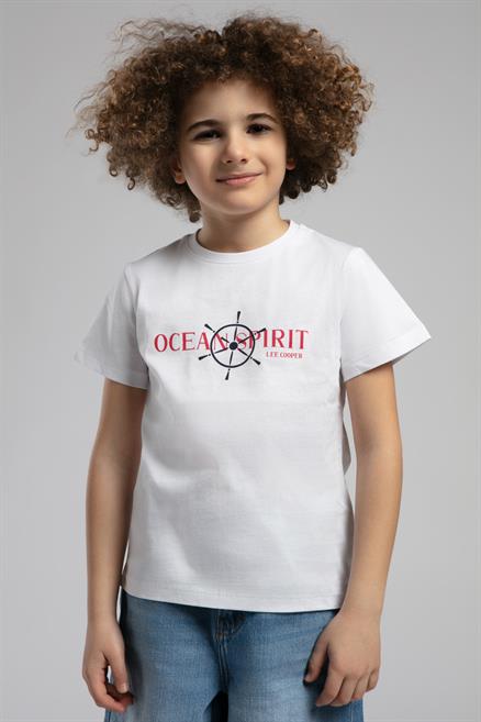 Ocean Erkek Çocuk T-Shirt Beyaz