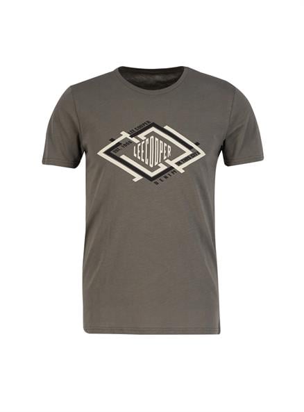 Order Erkek %100 Pamuk Bisiklet Yaka T-Shirt Haki