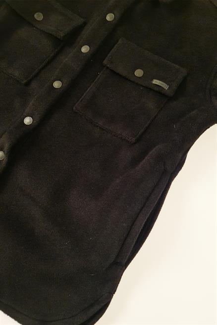 Paint Kadın Dokuma Ceket Siyah