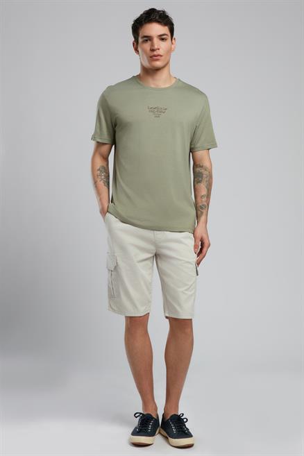 Paola Erkek O Yaka T-Shirt Haki