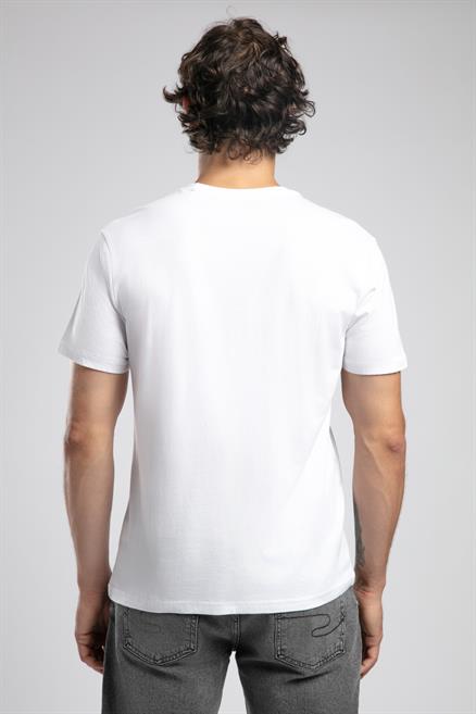 Paola Erkek O Yaka T-Shirt Beyaz