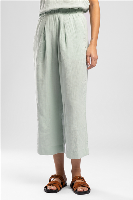 Patty Kadın Crop Pantolon Mint