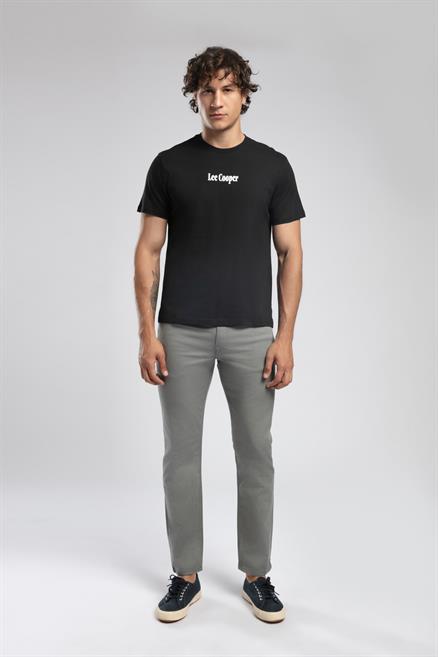 Pio Erkek O Yaka T-Shirt Siyah