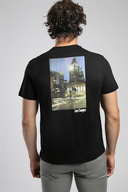 Pio Erkek O Yaka T-Shirt Siyah