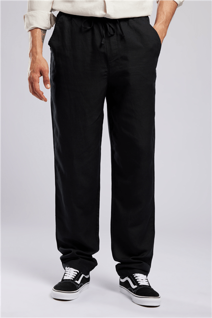 RELAS Erkek Relaxed Pantolon Siyah
