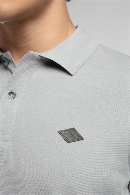 Resao Erkek Polo Yaka T-Shirt Gri