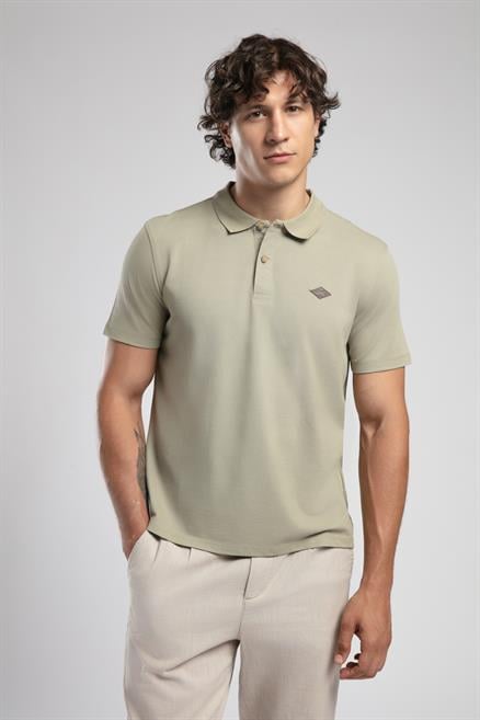 Resao Erkek Polo Yaka T-Shirt Haki