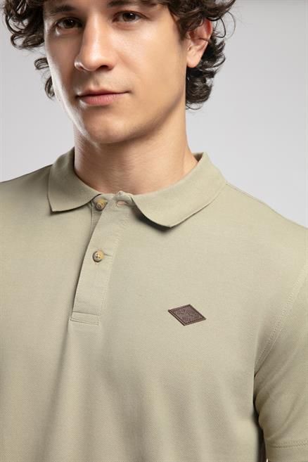 Resao Erkek Polo Yaka T-Shirt Haki