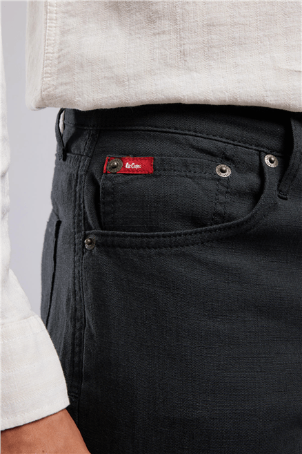 Rıcky Erkek High Rise Straight Fit %100 Pamuk Pantolon Mavi