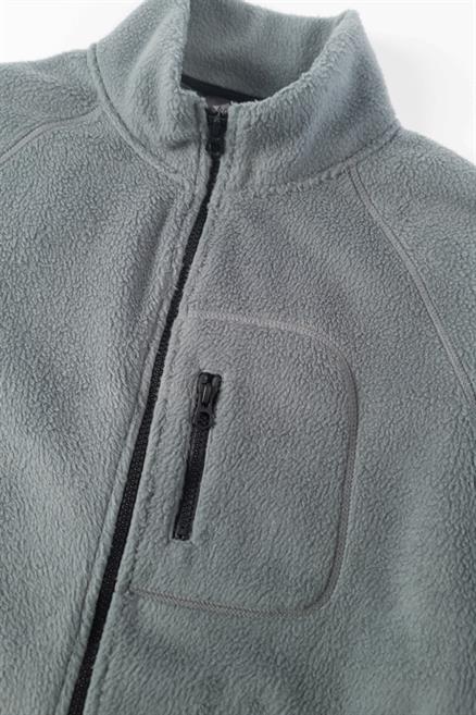 Riffen Erkek Dik Yaka Fermuarlı Sweatshirt Çağla Yeşili
