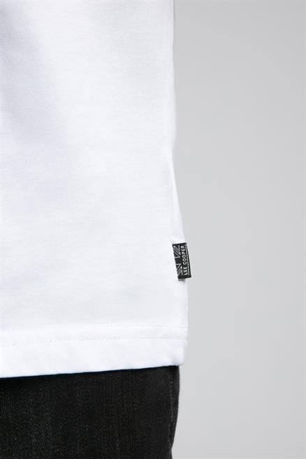 Rolanes Erkek %100 Pamuk O Yaka T-Shirt Beyaz