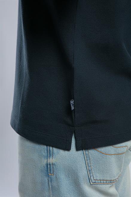 Rolan Erkek %100 Pamuk Polo Yaka T-Shirt Lacivert
